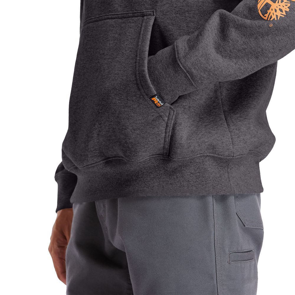 Sudadera Timberland Hombre Pro® Hood Honcho Sport Hoodie Gris Oscuro - Chile XFN-209168